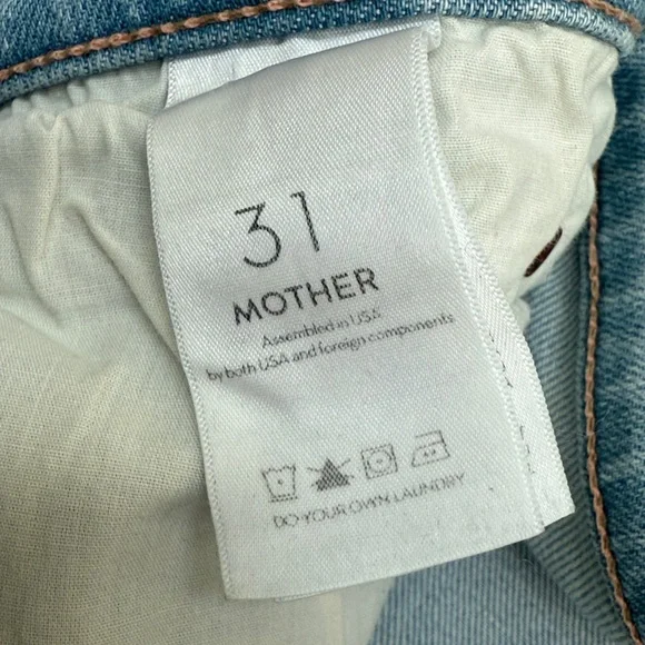 Mother The Dutchie Ankle jeans in nice shot color - Sz 31 - Picture 9 of 11